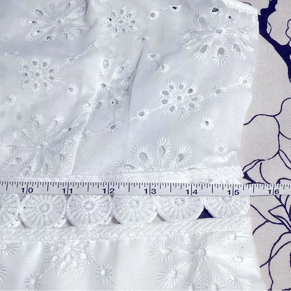 New Crochet white Romper - Picture 9 of 13